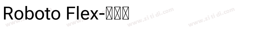 Roboto Flex字体转换